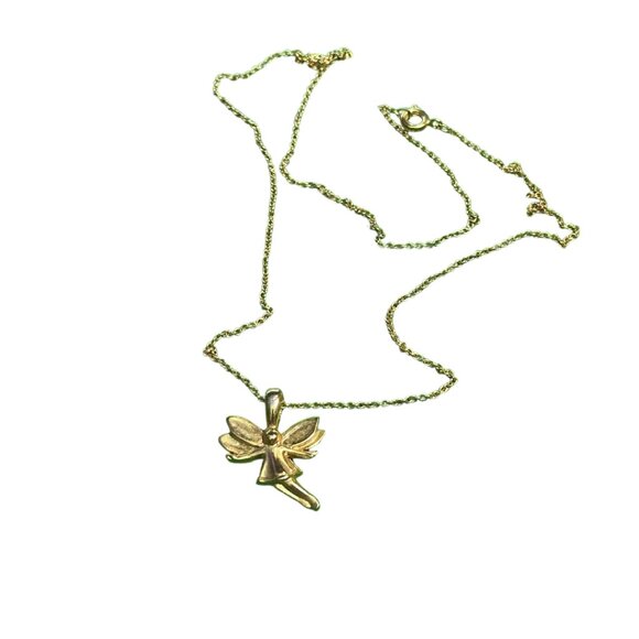 SOLD gold fairy necklace - Picture 3 of 4